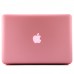 Macbook Pro 15" (Model : A1286 ) - 2 in 1 Clear Matte Soft-Touch Plastic Hard Case Cover and Silicone Keyboard Cover - Pink